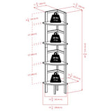 Winsome Wood Aiden Corner Baker's Rack - Coffee Winsome