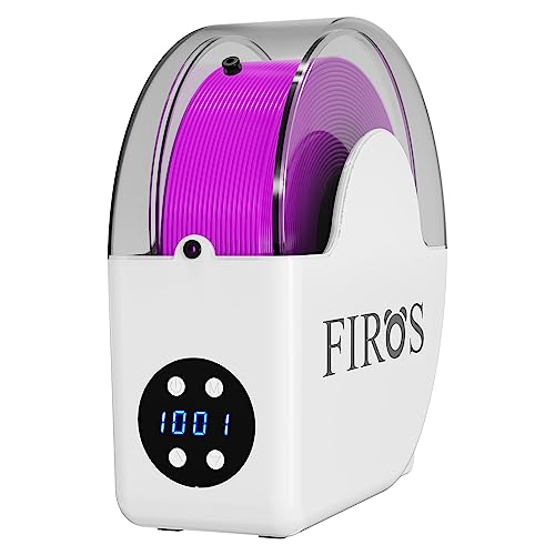 FIROS 3D Printer Filament Dryer Box with Fan, 3D Printing Filament Dryer for Nylon ABS PETG PLA Filament 1.75 2.85mm, Keep Filament Dry Box, 3D Filament Storages, Filament Dehydrator, Spool H - WoodArtSupply