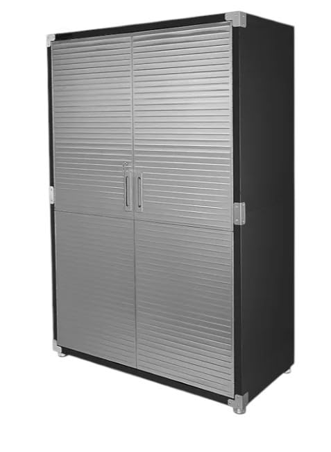 Heavy-Duty Commercial UltraHD Storage Cabinet (Satin Graphite Black, 48" W x 24" D x 72" H) WoodArtSupply
