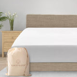 Good Sleep Bedding Queen Fitted Sheet - 1000 Thread Count Egyptian Cotton, Soft & Breathable - 16 Inch Deep Pocket - White Good Sleep Bedding