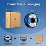 R QIDI TECHNOLOGY PLA Filament 1.75mm, 3D Printer Filament PLA Rapido, Suitable for High Speed Printing, 3D Printing Filament Fit Most FDM 3D Printers, 1 KG Spool (2.2lbs), Blue