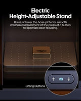 LaserPecker Safety Enclosure with Auto-Alignment Camera & Class 1 Safety, Dual-Row Fill Lights, Motorized Adjustable Base, Instant Safety Shutoff, Smoke-Free Engraving LaserPecker