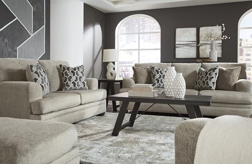 Signature Design by Ashley Stonemeade Casual Sofa with 4 Toss Pillows, Light Brown Signature Design by Ashley