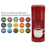 Keurig K- Slim Single Serve K-Cup Pod Coffee Maker, with 3 Brew Sizes, Multistream Technology, 46oz Removable Reservoir, Scarlet Red Keurig