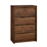 Sauder Harvey Park 4-Drawer Chest, Grand Walnut finish Sauder