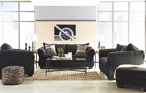 Signature Design by Ashley Darcy Classic Contemporary Sofa, Black Signature Design by Ashley