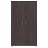 Bush Business Furniture Universal Tall Garage Storage Cabinet with Doors and Shelves, Storm Gray Bush Furniture