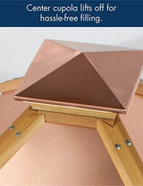 Woodlink COPGAZEBO Coppertop Wood Gazebo Bird Feeder Woodlink