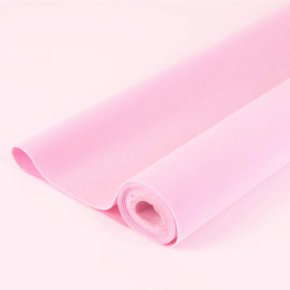 Taogift Self Adhesive Pink Velvet Flock Jewelry Drawer Liner Furniture Sticker Paper for Shelves Drawer Dresser Cabinets Jewlery Displays Arts Crafts Decor 17.7x98 Inches TAOGIFT