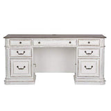Liberty Furniture Magnolia Manor Wooden Credenza in White Liberty Furniture