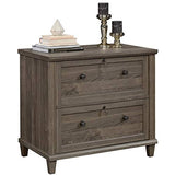 Pemberly Row Contemporary Engineered Wood Lateral File Cabinet in Emery Oak Pemberly Row