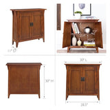 Leick Favorite Finds Storage Cabinet Hall Stand Oak Leick Home