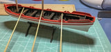 GAWEGM Ship Model - Whole Ribbed Double Mast Fishing Boat with Metal Accessories GAWEGM