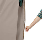 Garden Balsam Patio Umbrella Cover with Rod for 7 to 11 Ft Umbrellas & 15 Ft Double-Sided Umbrellas, Protective Waterproof Cover with Zipper, Beige Garden Balsam