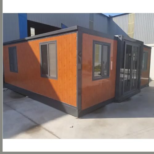 Romoxa Portable Tiny Home: Mobile, Expandable Prefab House for Hotel, Booth, Office, Guard House, Shop, Villa, Warehouse, Workshop - Efficient and Versatile Living Solution (20FT*30FT)