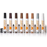 Katzco Furniture Repair Kit Wood Markers - 17 Pcs Set with Sharpener - Furniture Touch Up Markers for Floors, Bedposts, and Molding - Furniture Katzco