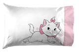Jay Franco Kids Sheet Set with Fitted, Flat Sheets & Pillow Cover - Ultra-Soft Bedding with Pillowcase for Room Decor, White - Aristocats, 3 Piece Twin Jay Franco