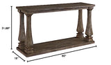 Signature Design by Ashley Mallacar Vintage Sofa Console Table, Weathered Gray Signature Design by Ashley