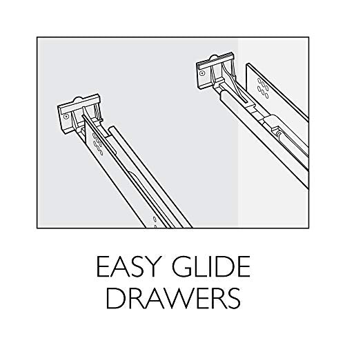 Design House Wyndham 48 Inch Bathroom Vanity, Ready to Assemble, Solid Wood, White, 597278 Design House