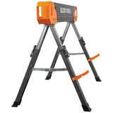 Klein Tools 66188 Folding Saw Horse, 2x4 Support Arms, 26-Inch to 32-Inch Adjustable Height, Heavy Duty Jobsite Table, 1-Pack Klein Tools