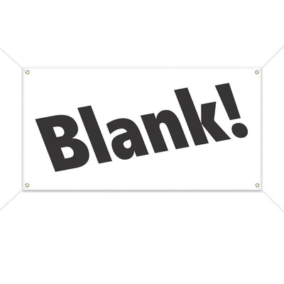 Blank Banners DIY Signs Blank Banner Polyester Oxford Cloth 300D Sublimation Banner with Hanging Rope for Business Office Advertising graffiti Indoor Wall Outdoor White banner (2x4FT 1pack)
