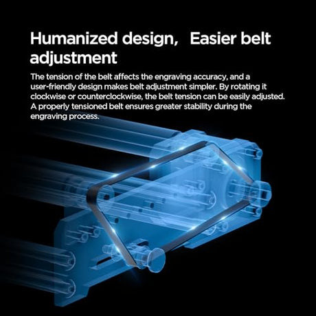 ACMER M3 Laser Rotary Roller, 360° Y-Axis Rotary Module for Cylindrical Engraving, Adjustable 6–164mm Diameter, Compatible with ACMER P3/P2/P1/S2/S1/P1 S Pro and Most Laser Engravers ACMER