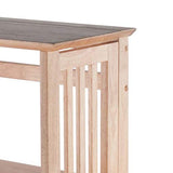 Winsome Wood Mission-Style Natural Beechwood 4-Tier Folding Shelf Winsome