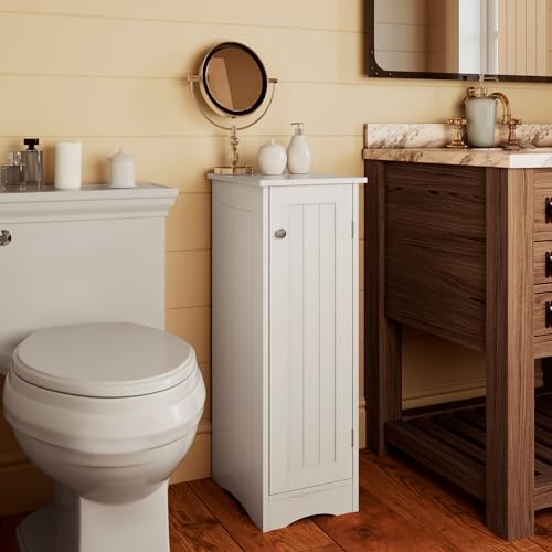 RiverRidge Ashland Slim Cabinet, White - WoodArtSupply