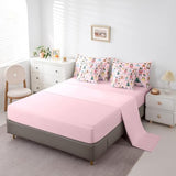 Erosebridal Pink Christmas Twin Size Comforter Set with Sheets Kids Nutcracker 7-Piece Bedding Set Carousel Soldier Bed in a Bag Ballet Girl Xmas Tree Bed Quilt Sets for Boy Girl Teen Adult Erosebridal