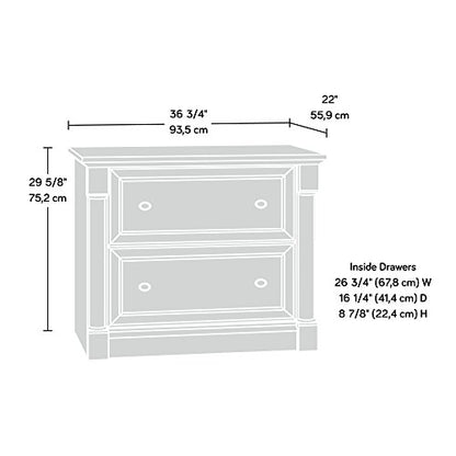 Sauder Palladia Lateral File, Select Cherry finish - WoodArtSupply