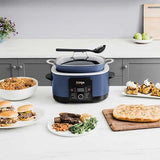Ninja Foodi PossibleCooker PRO 8.5 Quart Multi-Cooker, with 8-in-1 Slow Cooker, Dutch Oven, Steamer & More, Glass Lid & Integrated Spoon, Nonstick, Oven Safe Pot to 500°F, Navy (Blue) Ninja