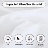weigelia Full Size Comforter Set 7 Pieces White Comforter Full Size for Women and Men Microfiber Fluffy Comforter Set Full Comforter Set with Sheets and Pillow Shams Ultra Soft Lightweight All Season weigelia