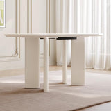 GlimBiz Modern White Oval Kitchen Table, Dining Table for 4-6 People, Easy to Assemble Accent Oval Dinner Room Table with Four Legs for Home,Apartment,Dining Room,Kitchen (Table Only) GlimBiz