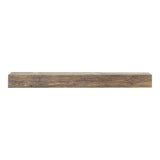 MANTELSDIRECT Vail Fireplace Mantel Shelf - 72 Inch Wide x 6 Inch Tall - Driftwood Finish, Rustic, Distressed, Wall Mounted Shelf | Handcrafted & Milled in The USA MANTELSDIRECT