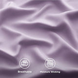 Bedsure Cooling Sheets Twin, Rayon Derived from Bamboo, Breathable & Soft Twin Sheets Set, Deep Pocket Up to 16 Inches, Hotel Luxury Silky Bedding for Hot Sleepers, Lilac Bedsure