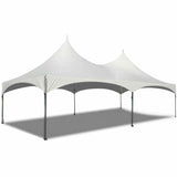 TENTANDTABLE 20-Foot by 40-Foot White High Peak Frame Style Party Tent for Weddings, Graduations, and Events TentandTable