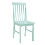 Walker Edison Modern Color Dining Room Table and Chair Set Small Space Living Kitchen, Dining Set, 48 Inch, 4 Person, White and Sage Green Walker Edison