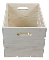 Poole & Sons, Inc. One Slatted Pine Crate 17 x 8 1/4 x 10 Inches Inside Dimensions Poole & Sons, Inc.