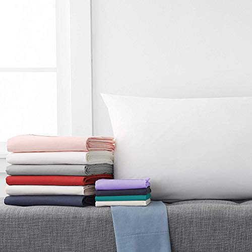 Elegant Comfort 1500 Thread Count Wrinkle & Fade Resistant Egyptian Quality 4-Piece Bed Sheet Set Ultra Soft Luxurious Set includes Flat Sheet, Fitted Sheet and 2 Pillowcases, Twin, Exotic Red Elegant Comfort