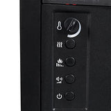 duraflame® Electric Log Set 1,000 Sq Ft Infrared Heater, Faux Logs Insert with LED Flames for Existing Fireplaces, Crackling Sounds, Remote Control Included Duraflame