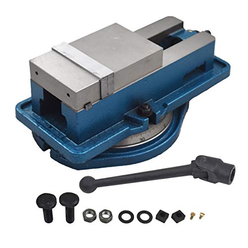 WFLNHB 4 x 4.56" Accuracy Mill Vise 360 Degree Swiveling Base Replacement for Milling Shaping and Drilling Machines WFLNHB