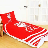 Liverpool FC Official Single Duvet Cover Set with Pillowcase (Reversible) Liverpool F.C.