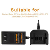 Shentec 20V Charger LCS1620 Compatible with Black and Decker LBXR20 LBXR20-OPE LB20 LBX20 LBX4020 LB2X4020-OPE 20V Lithium Slide Style Battery (BDCAC202B) Shentec