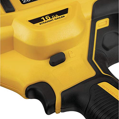 DEWALT 20V MAX* XR Finish Nailer, Cordless, Straight, 16GA (DCN662D1) - WoodArtSupply