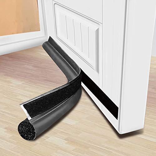 MAXTID Under Door Draft Stopper 36 inches Grey Door Draft Blocker Exterior Door Seal Strips Weatherstripping Doors Sweep Guard MAXTID