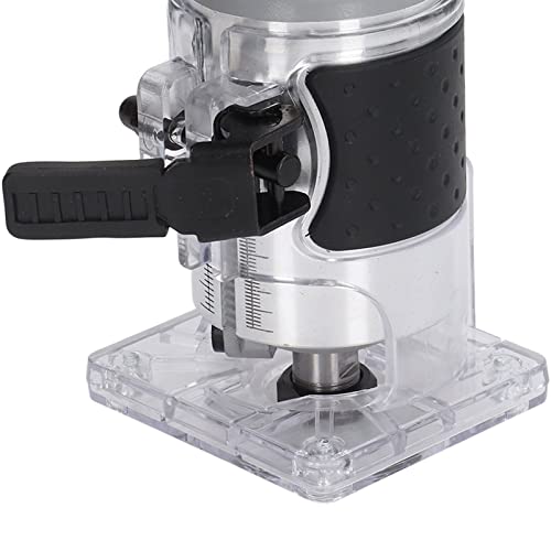 Router Tool, Wood Router Brushless Lithium Trimming Carving Machine Cordless Router Woodworking Router 18V Battery Hole Trimmer Hand Trimmer for Wood Working Slotting OPPWONG