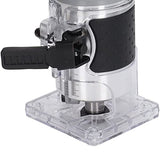 Router Tool, Wood Router Brushless Lithium Trimming Carving Machine Cordless Router Woodworking Router 18V Battery Hole Trimmer Hand Trimmer for Wood Working Slotting OPPWONG