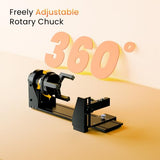 Longer Chuck Rotary Roller is Ideal for Engraving Cylindrical, Wine Glasses, and Irregular Items. Compatible with Ray5, Ray5mini, B1, and Most Other Laser engravers, Meeting Diverse Engraving Needs. Longer
