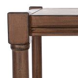 SAFAVIEH Home Collection Rafiki Brown 3-Shelf Console Table CNS5715C SAFAVIEH