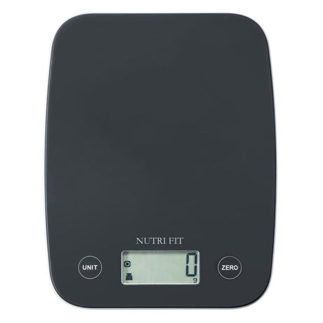 NUTRI FIT Digital Food Scale, 11lb Kitchen Scale Digital Weight, Cooking Scale for Food Ounces and Grams, 4 Units with 0.1oz/1g Precision, LCD Display with Tare Function NUTRI FIT